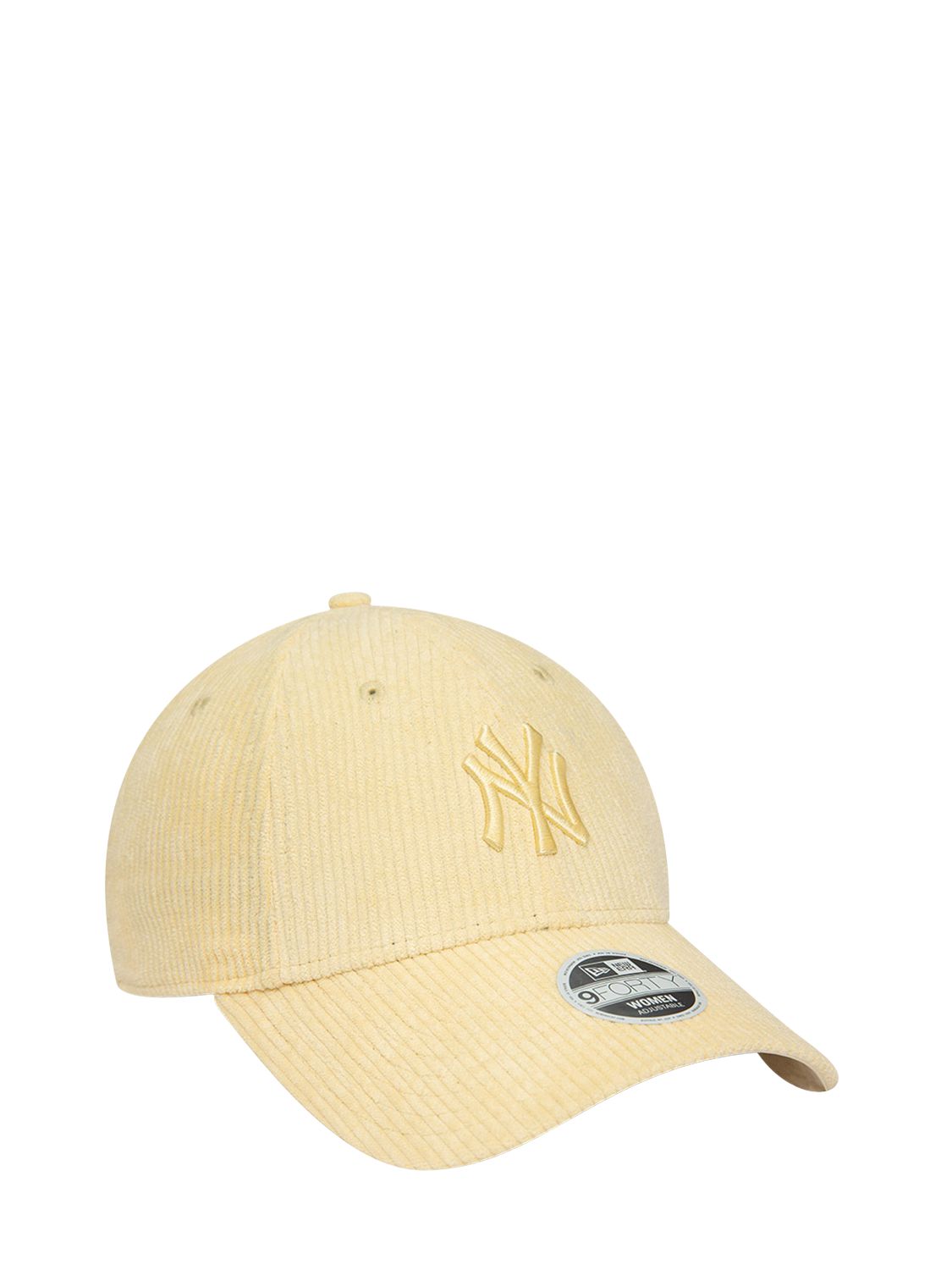 Shop New Era Ny Yankees Female Summer Cord 9forty Hat In Yellow