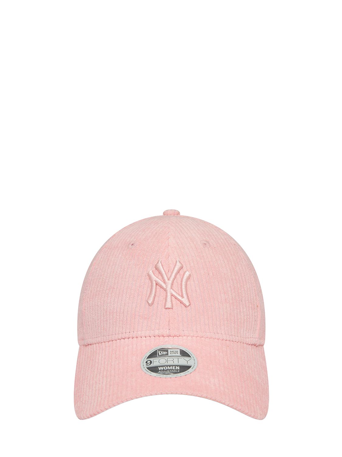 New Era Ny Yankees Female Summer Cord 9forty Hat In Pink