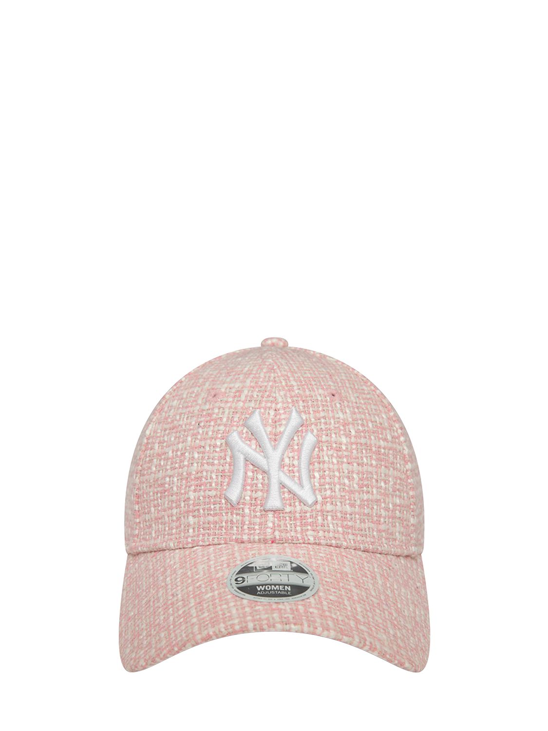 New Era Ny Yankees Female Summer Tweed Hat In Pink