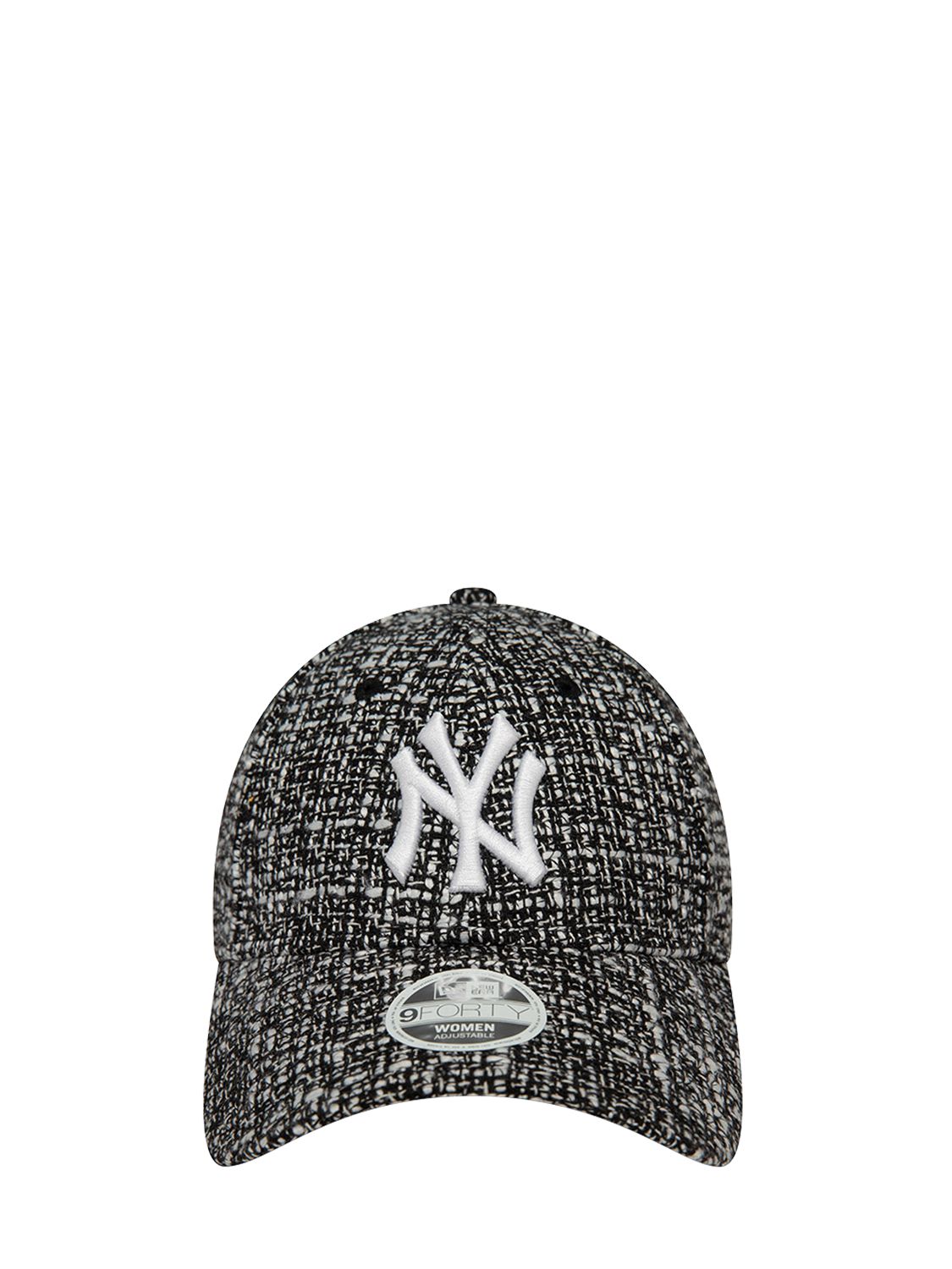 New Era Ny Yankees Female Summer Tweed Hat In Black,white ModeSens