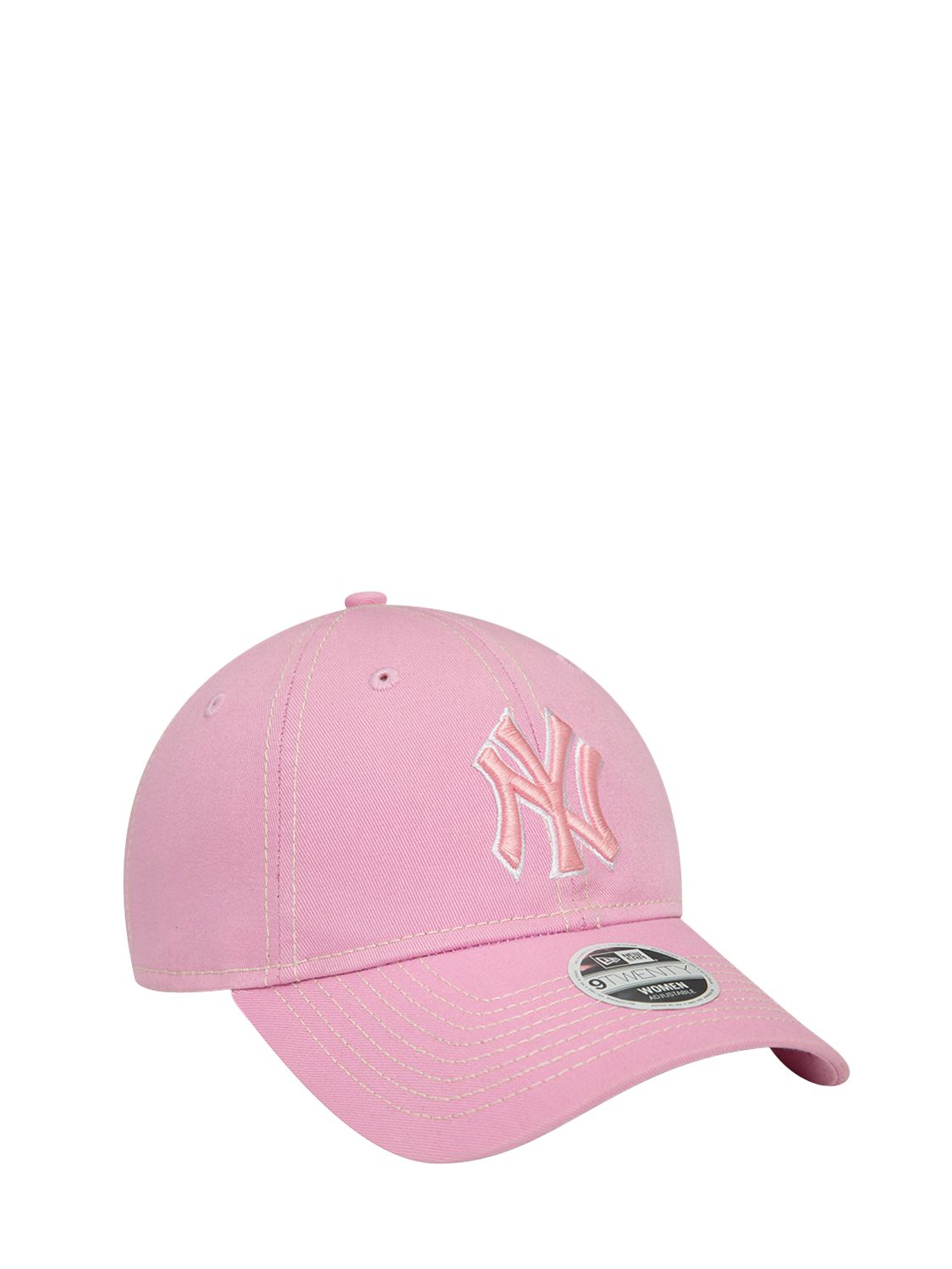 Shop New Era Ny Yankees Female Washed 9forty Hat In Pink,white
