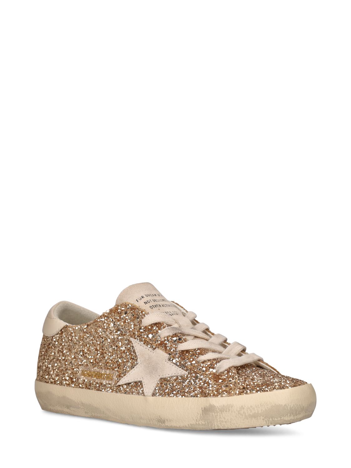 GOLDEN GOOSE LVR EXCLUSIVE SUPER-STAR GLITTER SNEAKER 