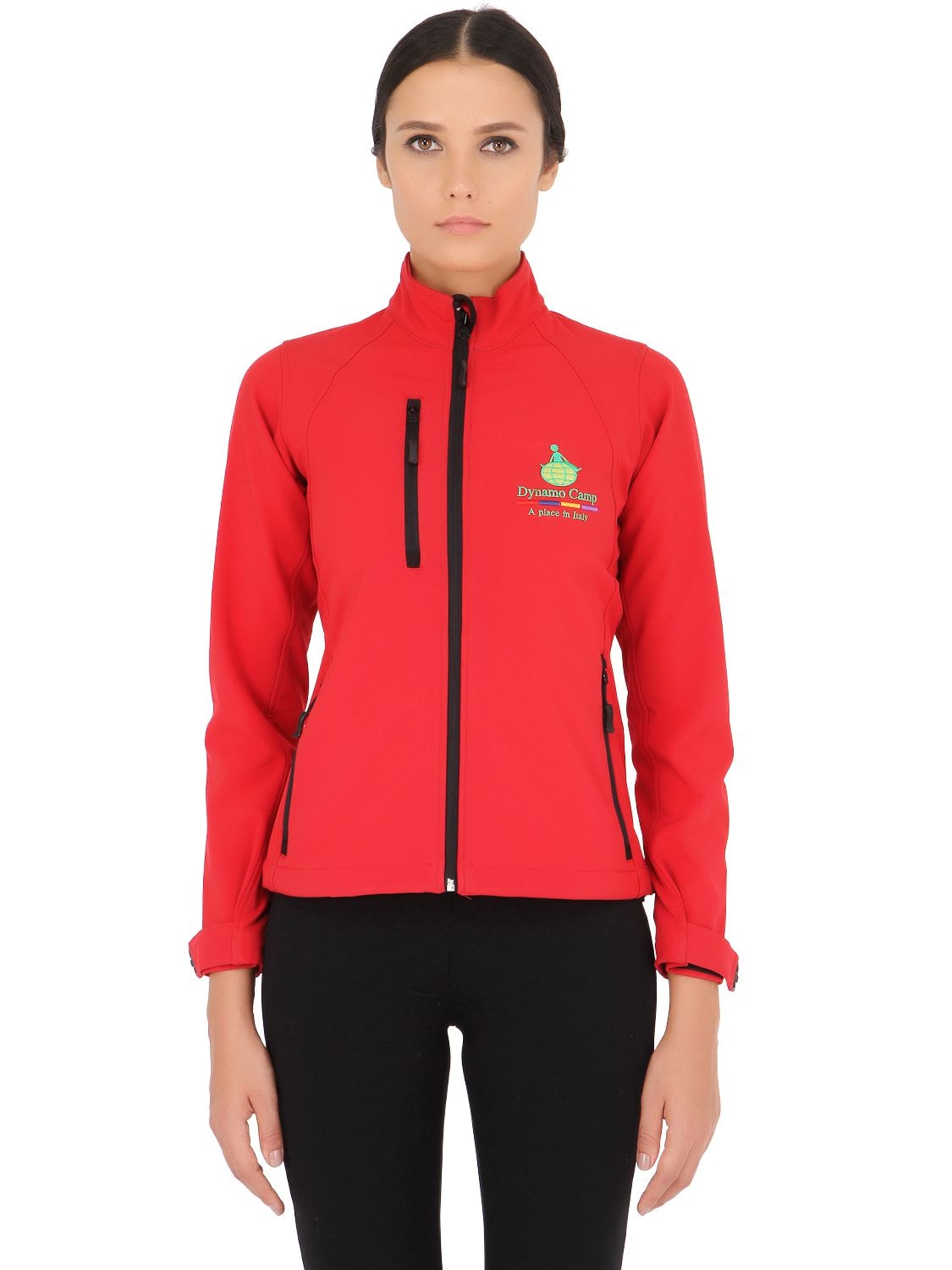 Dynamo Camp Techno Soft Shell Casual Jacket In Red