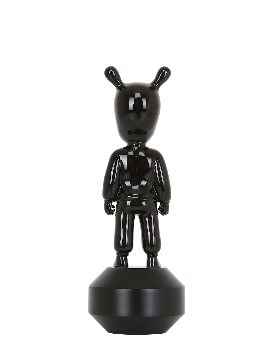 Shop Lladrò The Guest Small Figurine In Black