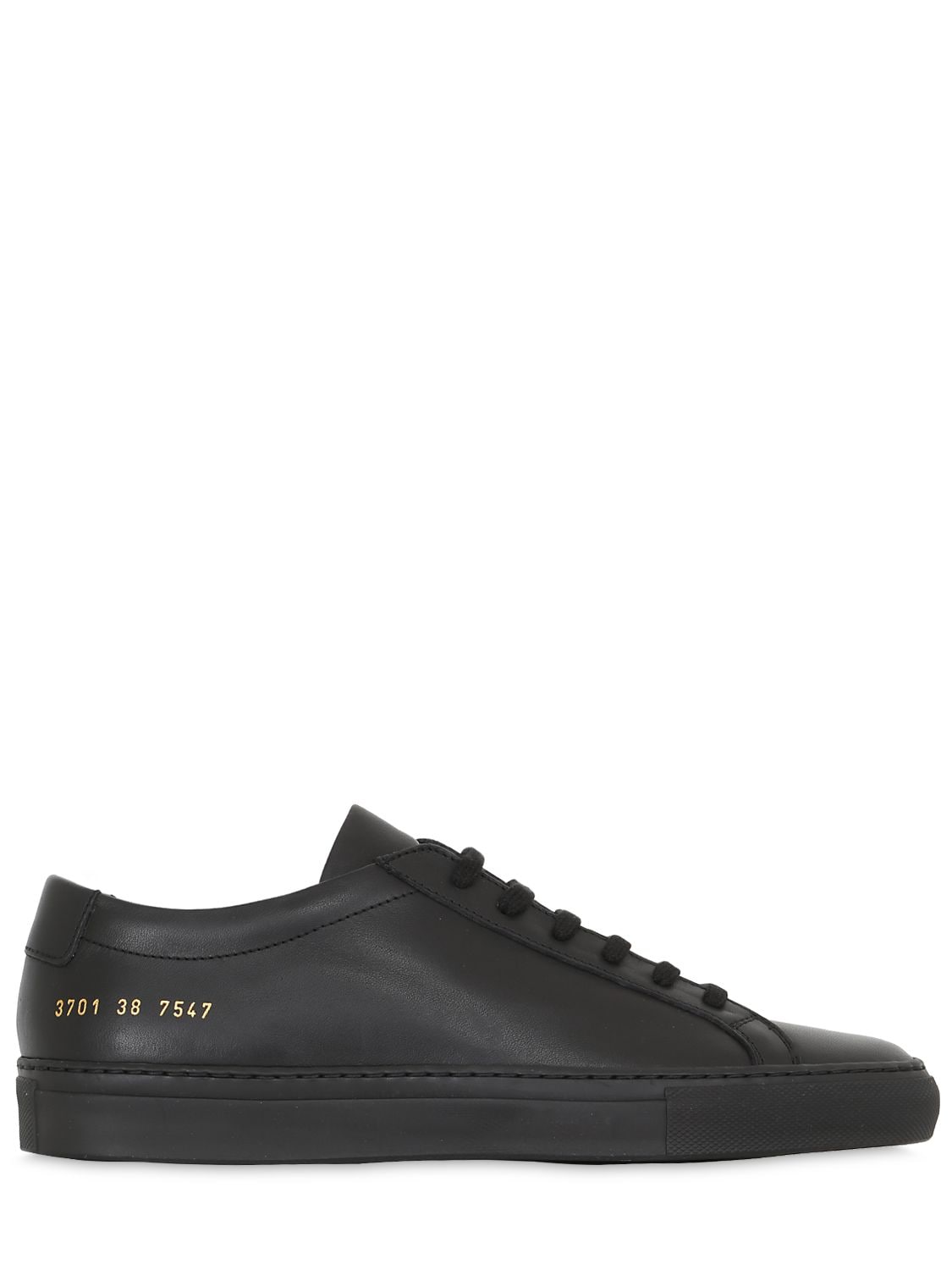 Common Projects Original Achilles Nappa Leather Sneakers In Black