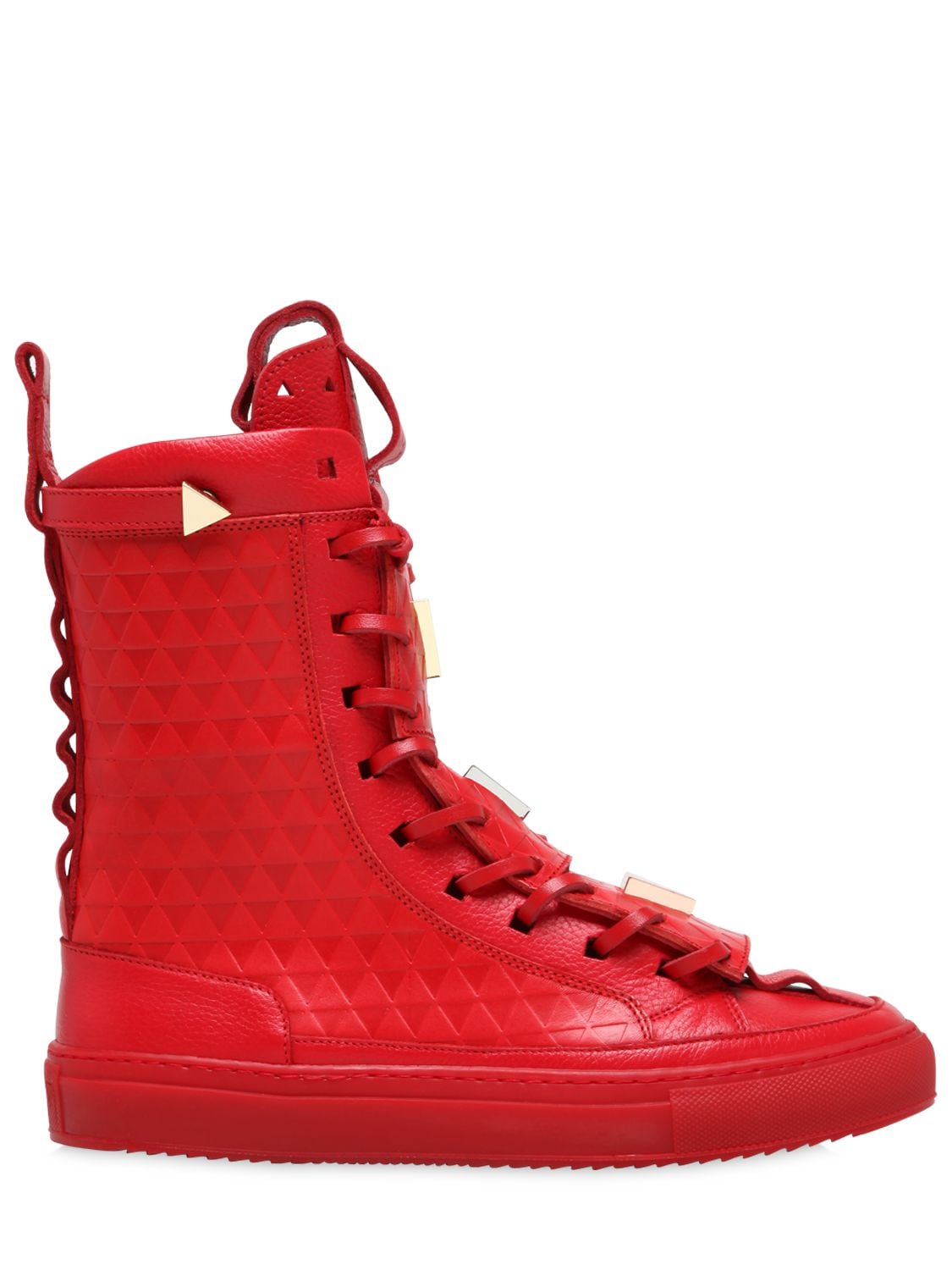 K1X X PATRICK MOHR LIMITED EDITION LEATHER SNEAKER BOOTS,64I0JM001-NjYwMA2