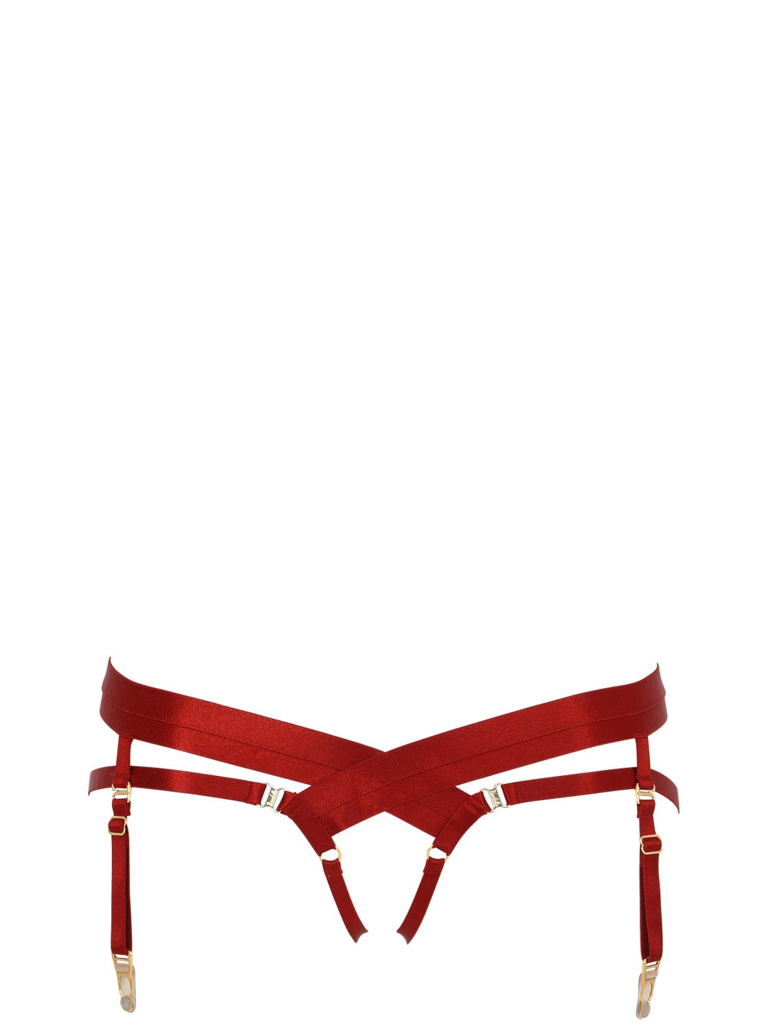Bordelle Tomoe Harness Briefs In Red