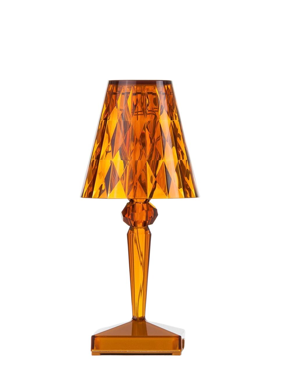 Shop Kartell Battery Table Lamp In Orange