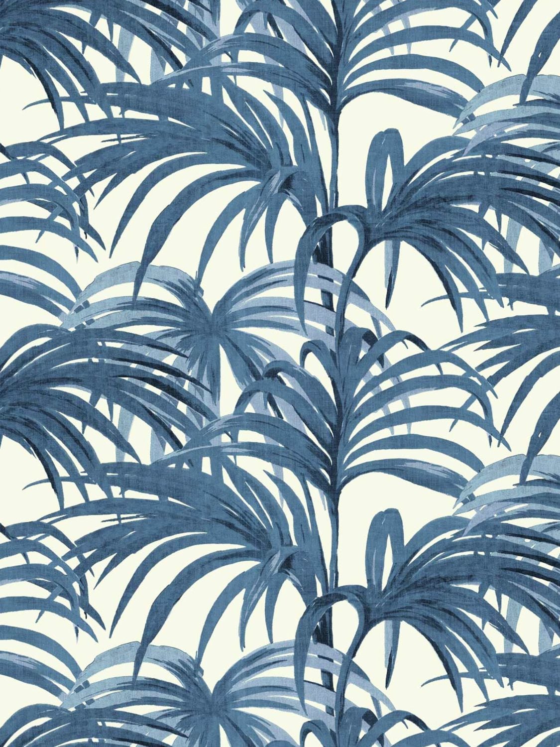 House Of Hackney Palmeral Wallpaper In White,blue | ModeSens