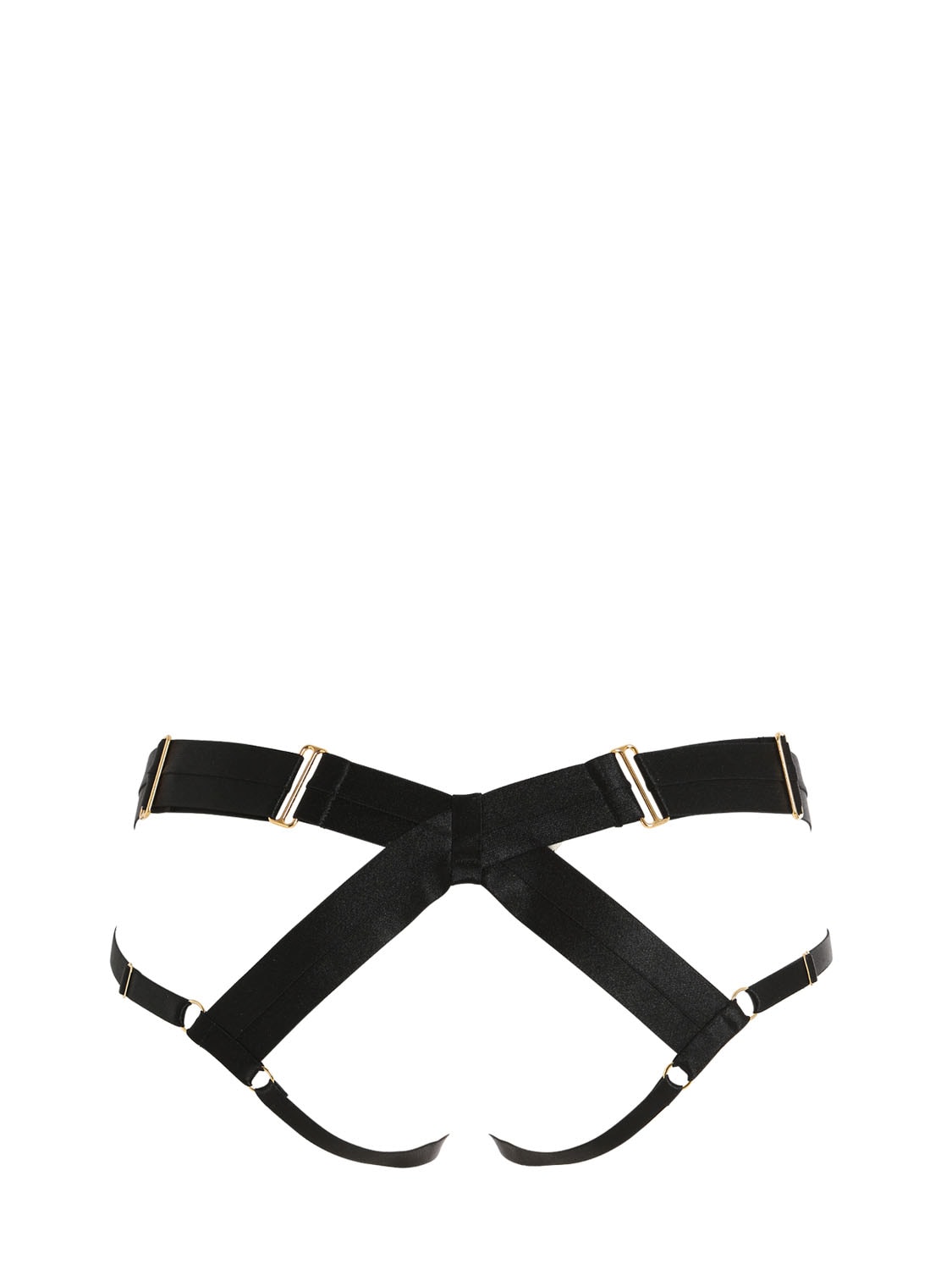 Shop Bordelle Tomoe Harness Briefs In Black