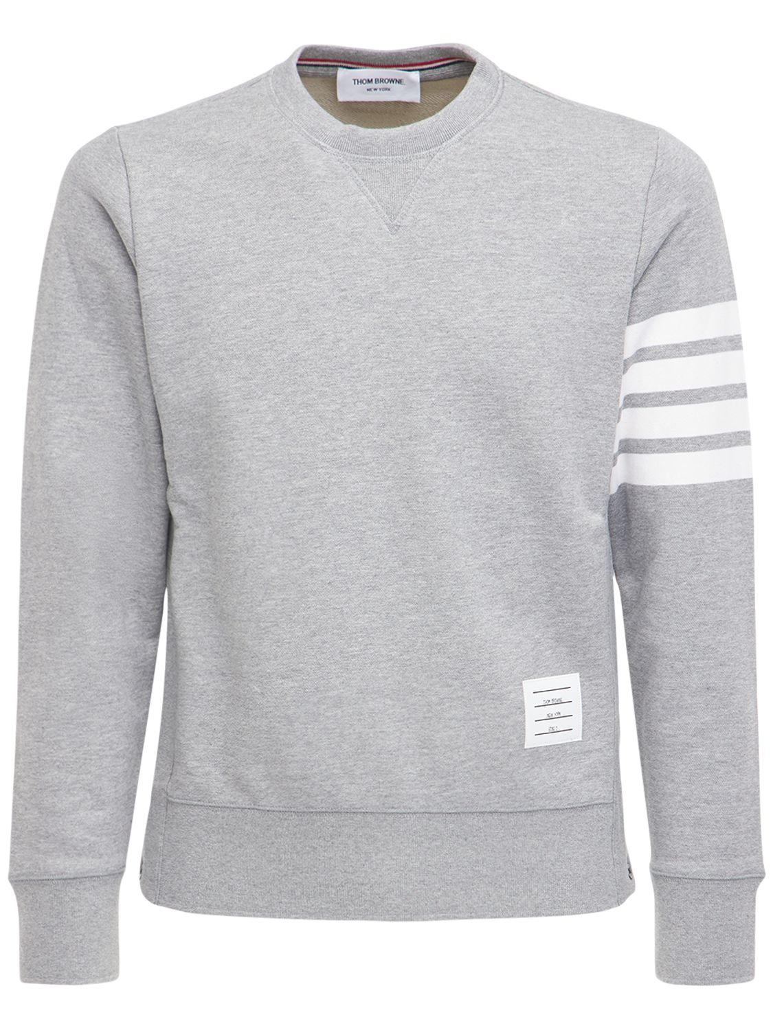 Baumwollsweatshirt Mit Streifen