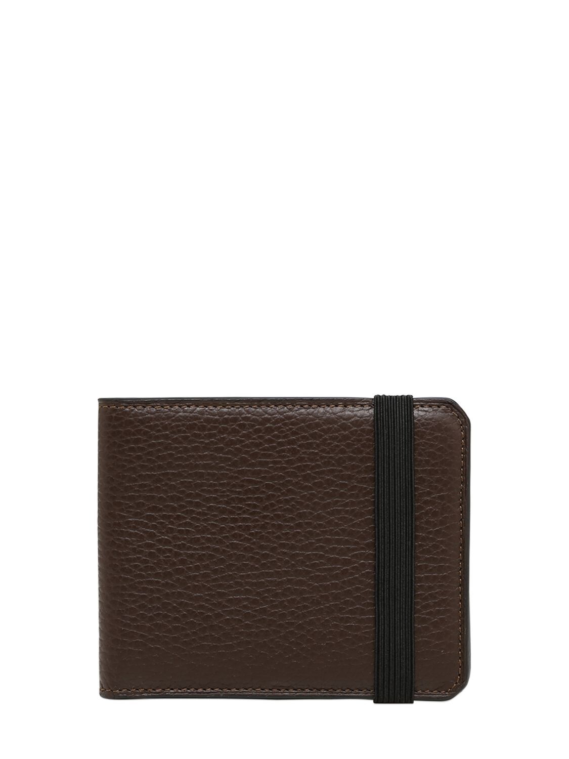 Aizea Soft Leather Classic Wallet In Brown