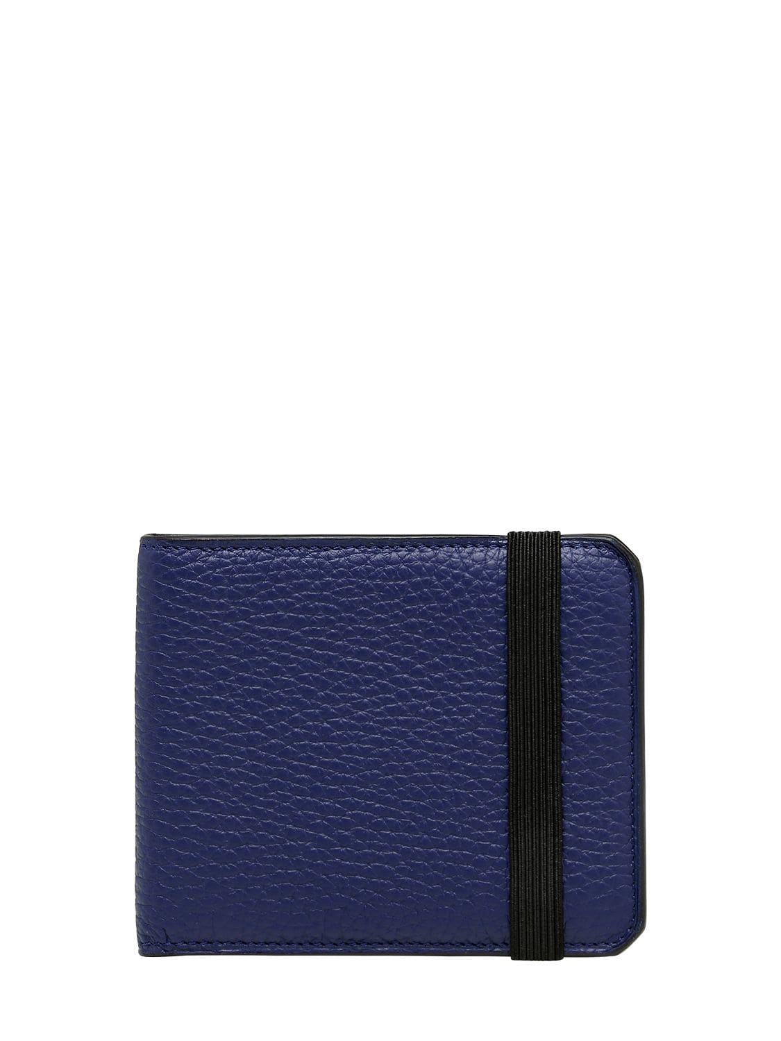 Aizea Soft Leather Classic Wallet In Blue