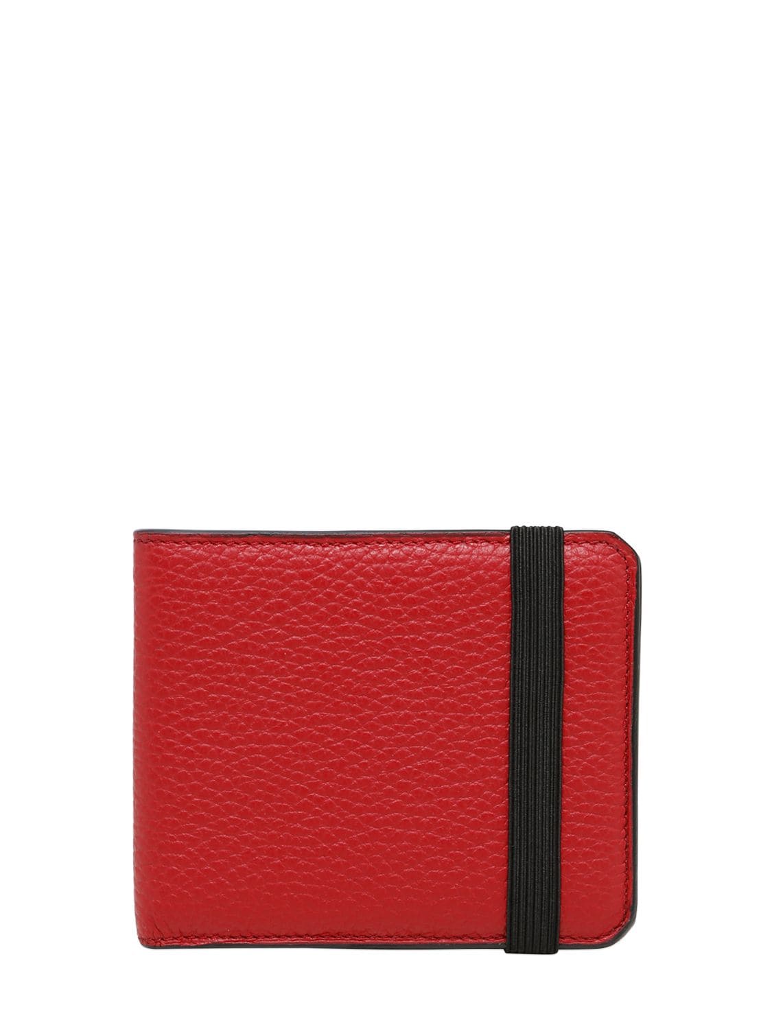 Aizea Soft Leather Classic Wallet In Red