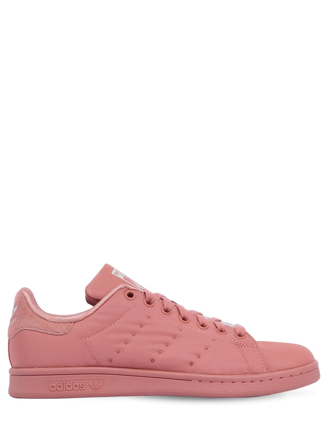 Adidas Originals Stan Smith Padded Satin Sneakers In Rose