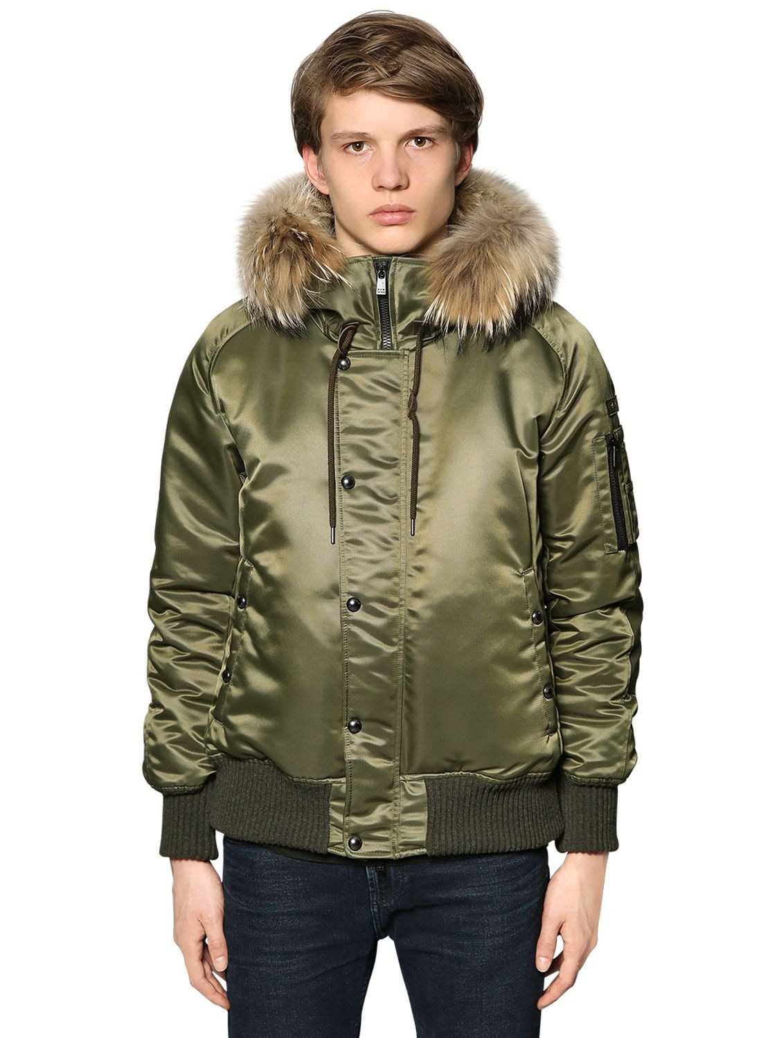 PERUGIA DOWN JACKET W/ FUR TRIM