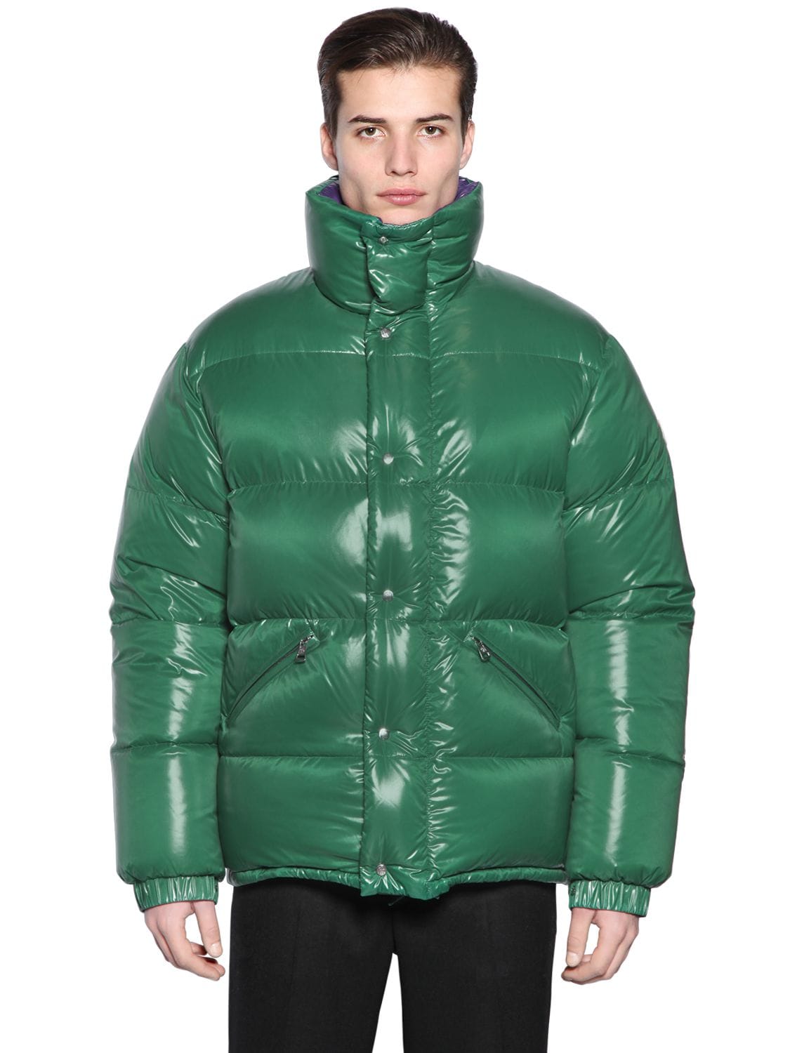 DEJAN SHINY NYLON DOWN JACKET