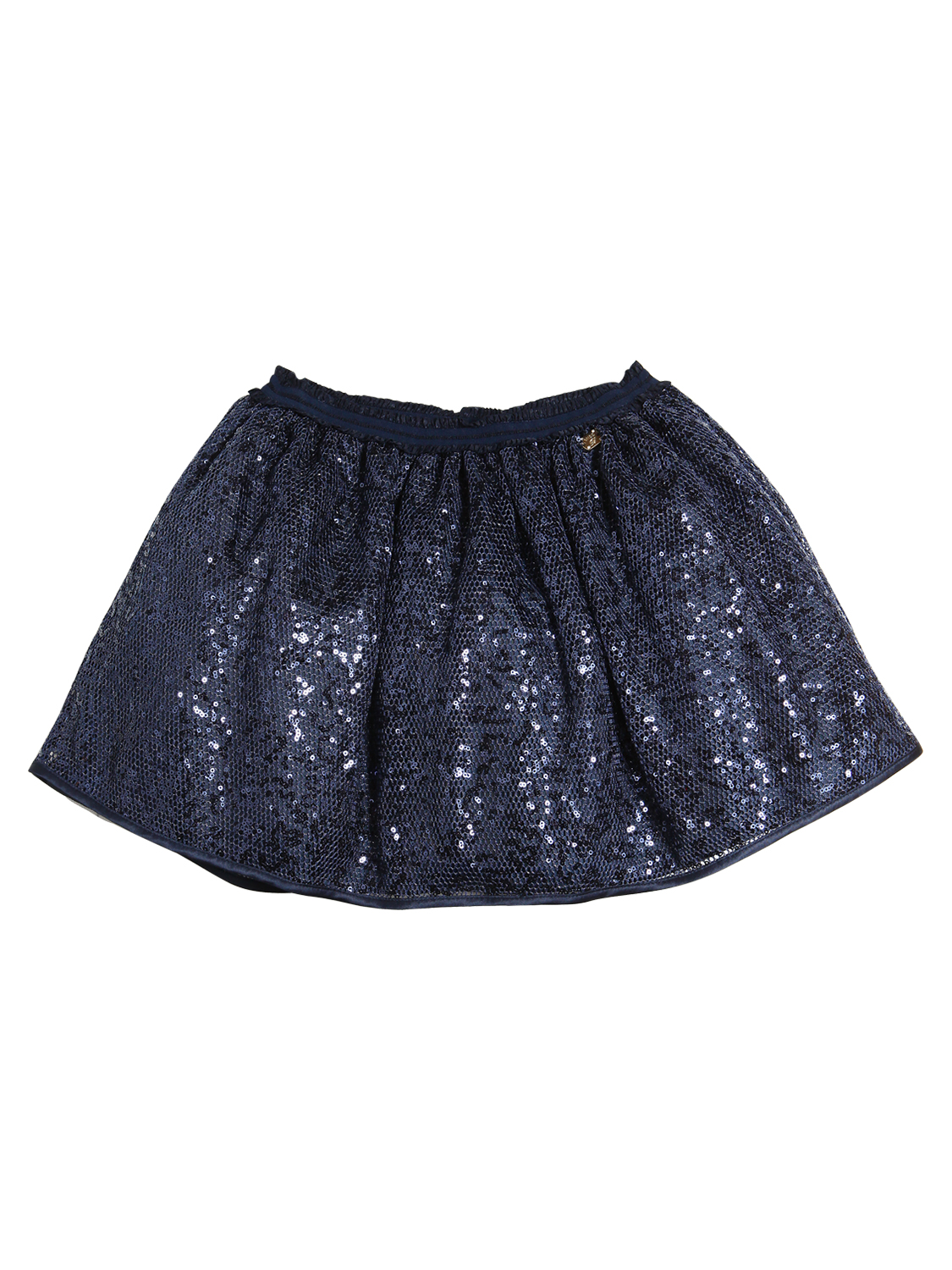 Rock Aus Mesh Mit Lurex Und Pailletten