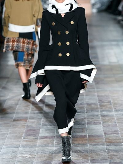 Sonia Rykiel Stretch Wool Knit Midi Skirt In Black,offwhite