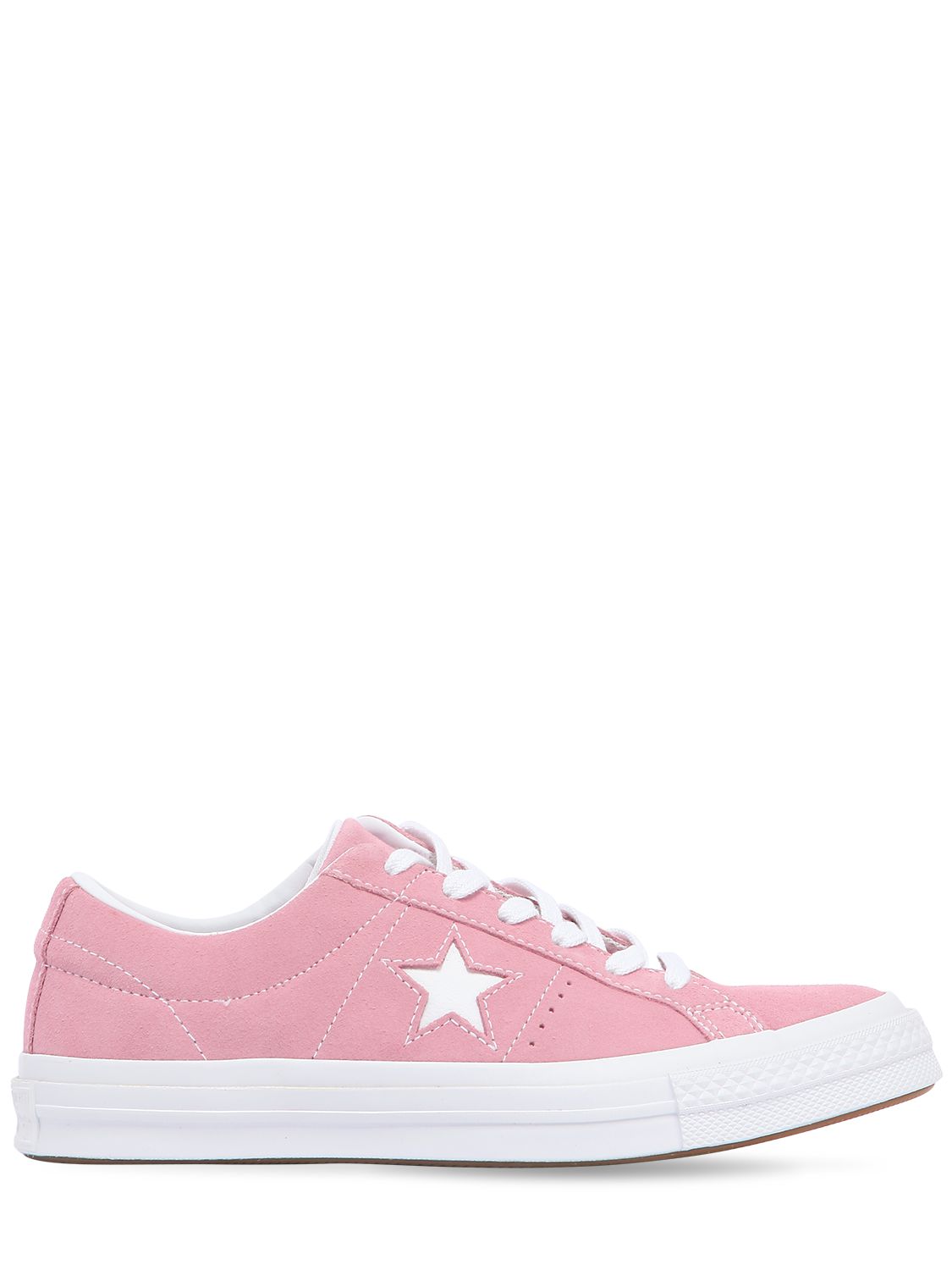 converse pink suede sneakers