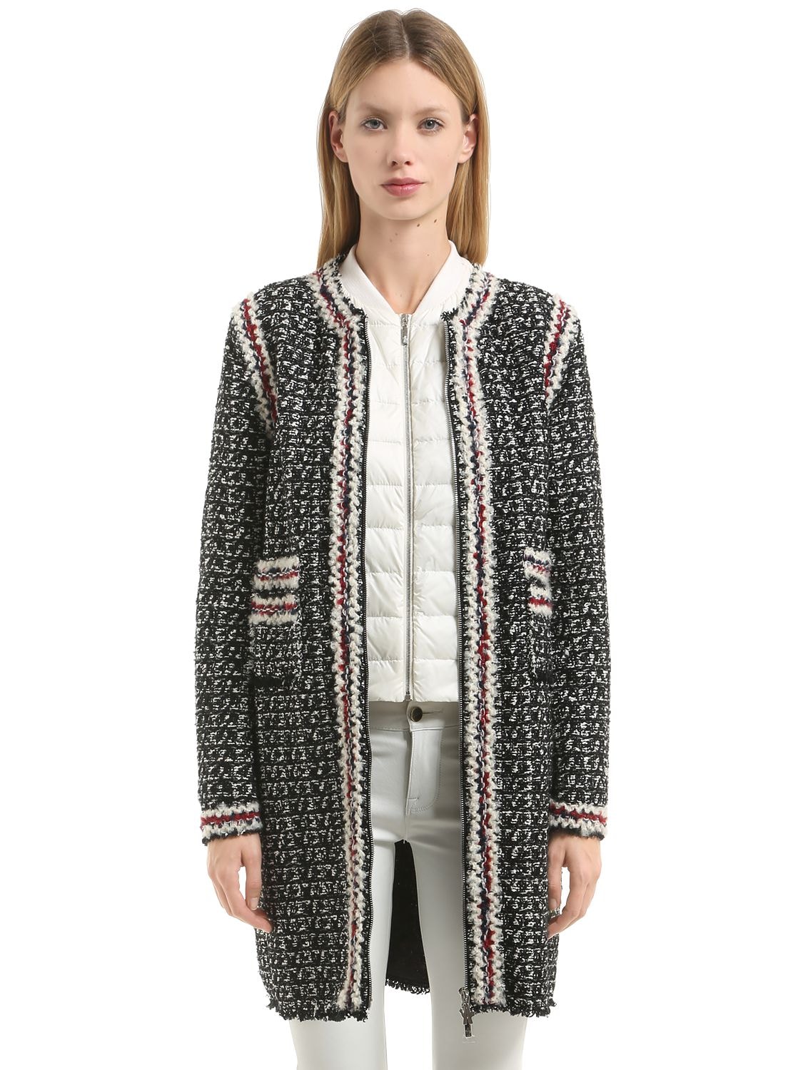 moncler tweed jacket