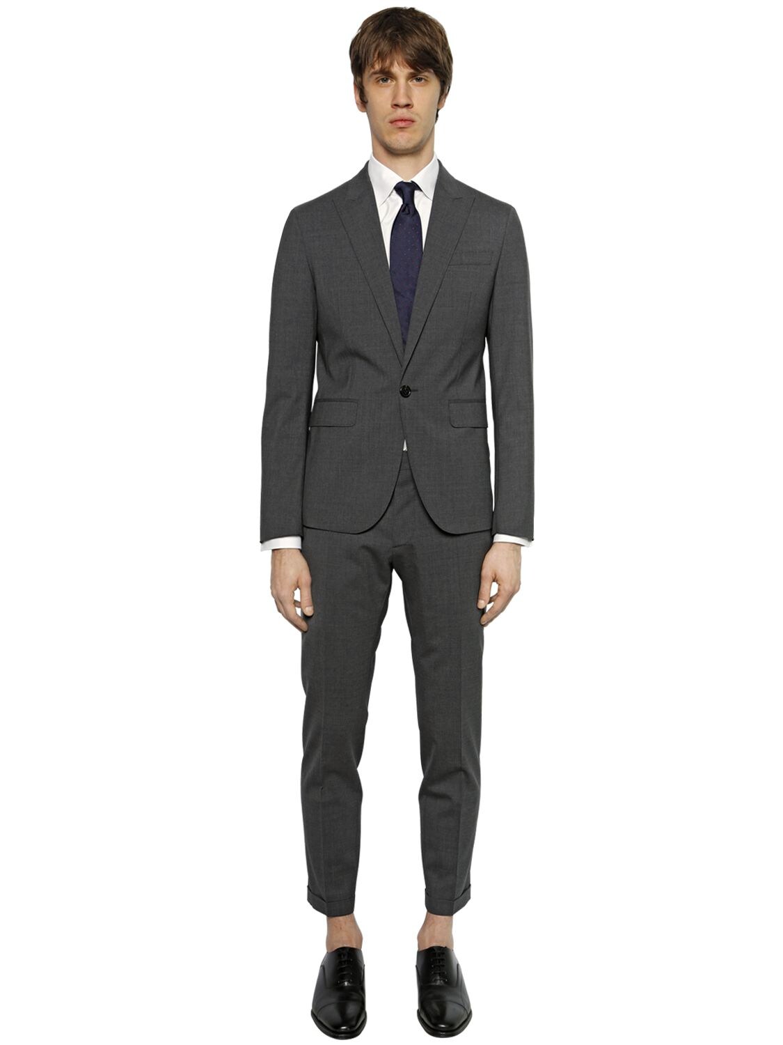 DSQUARED2 TOKYO STRETCH VIRGIN WOOL SUIT,65IG7E107-ODYw0