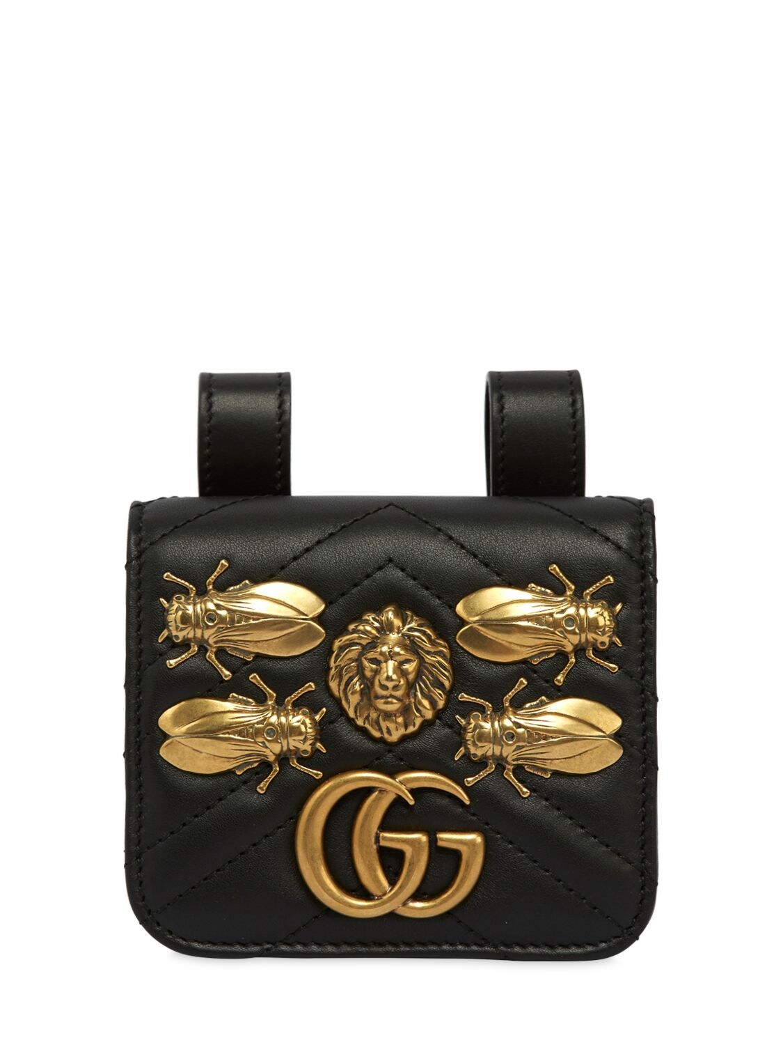 GUCCI GG MARMONT BELT PACK W/ METAL APPLIQUÉS,66IH0I035-MTAwMA2
