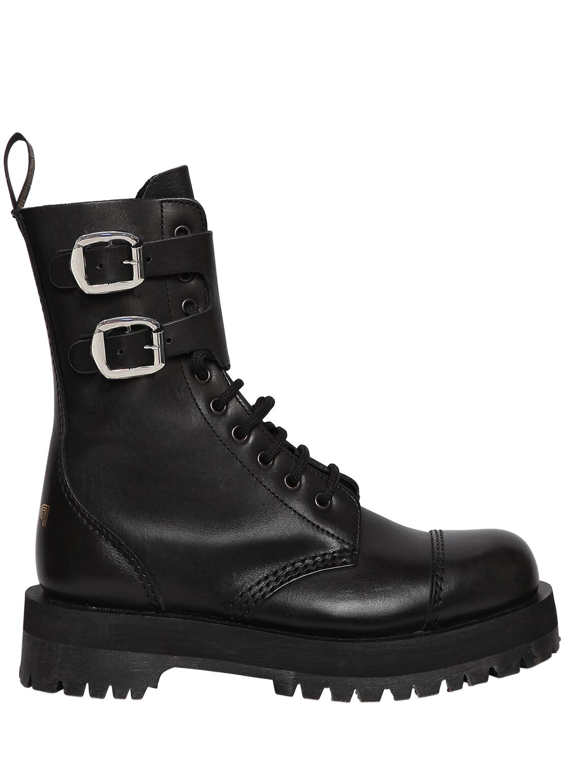 black double sole hiking sneaker boots