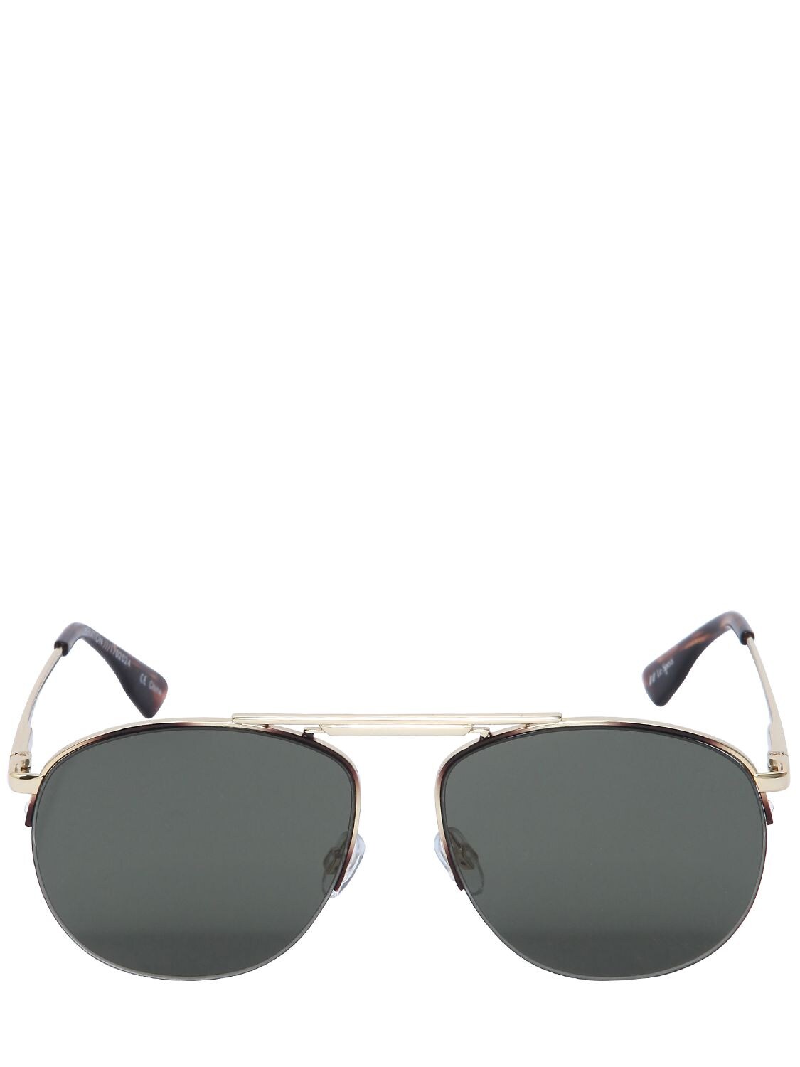 Le Specs X Luxe Liberation Aviator Sunglasses In Goldblack Modesens 1407