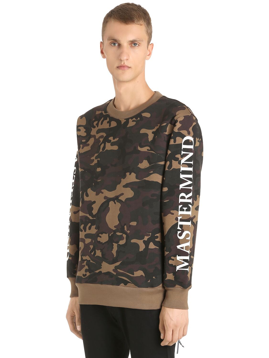 Mastermind Japan Mastermind Sleeves Printed Sweatshirt In Camouflage