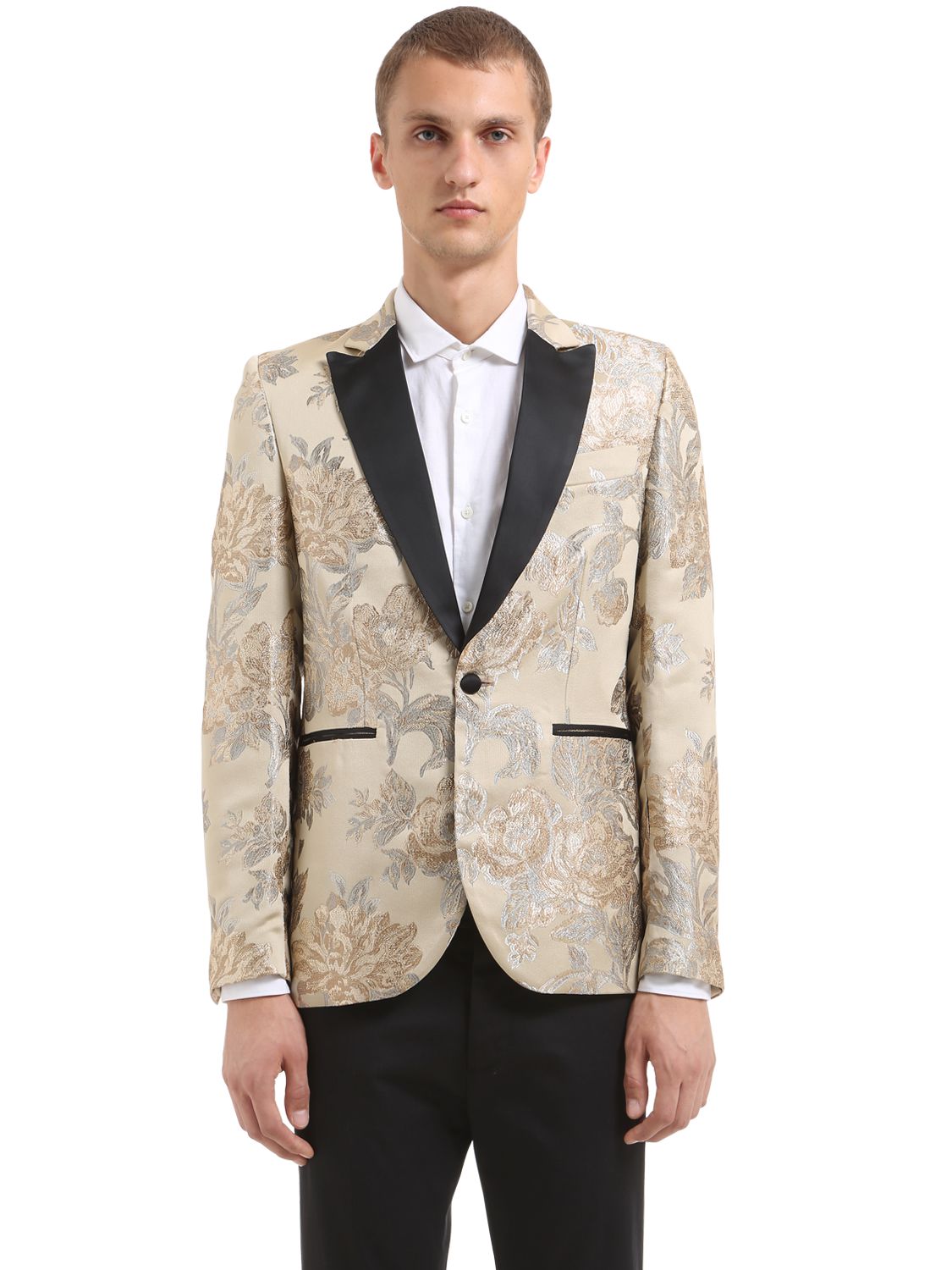 champagne evening jacket