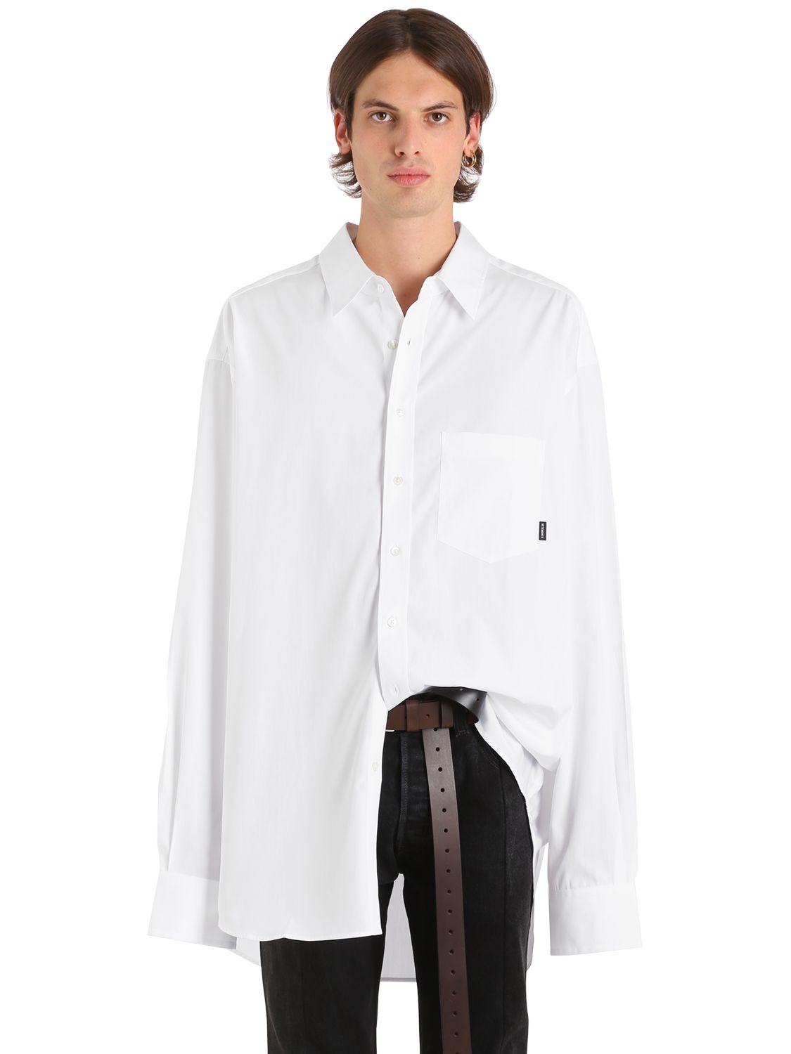 Vetements Cotton Poplin Oversized Shirt 