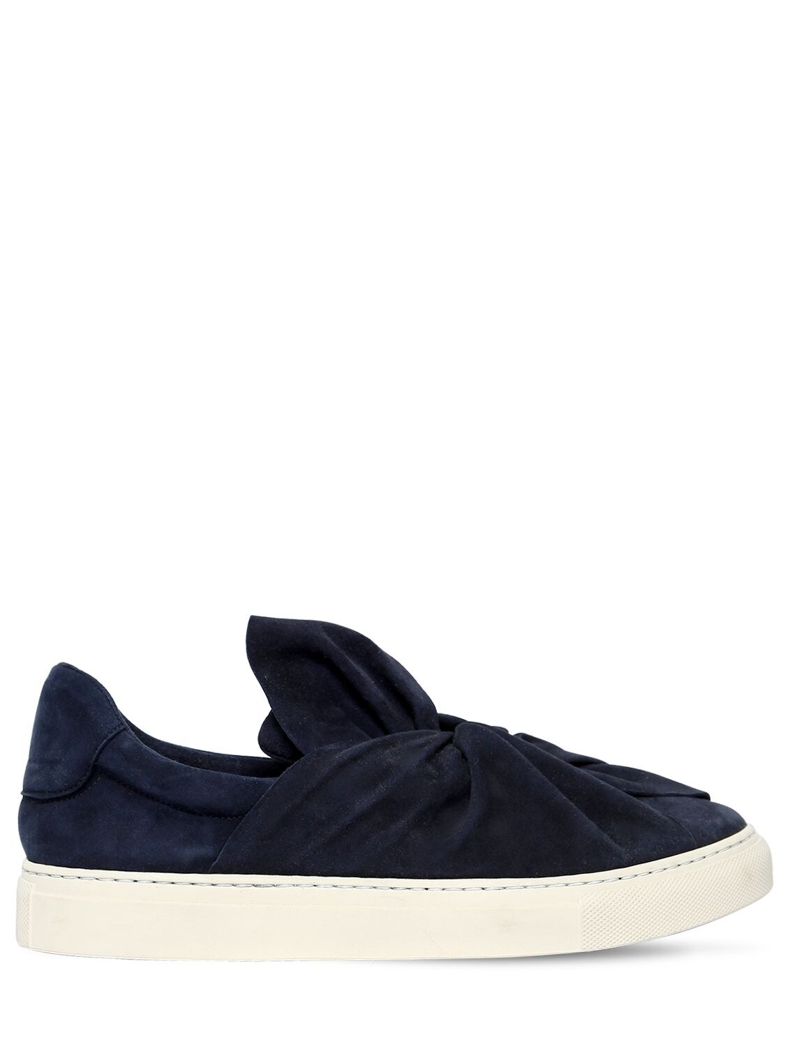 PORTS 1961 20MM KNOT SUEDE SLIP-ON SNEAKERS,66ILNQ001-ODK50