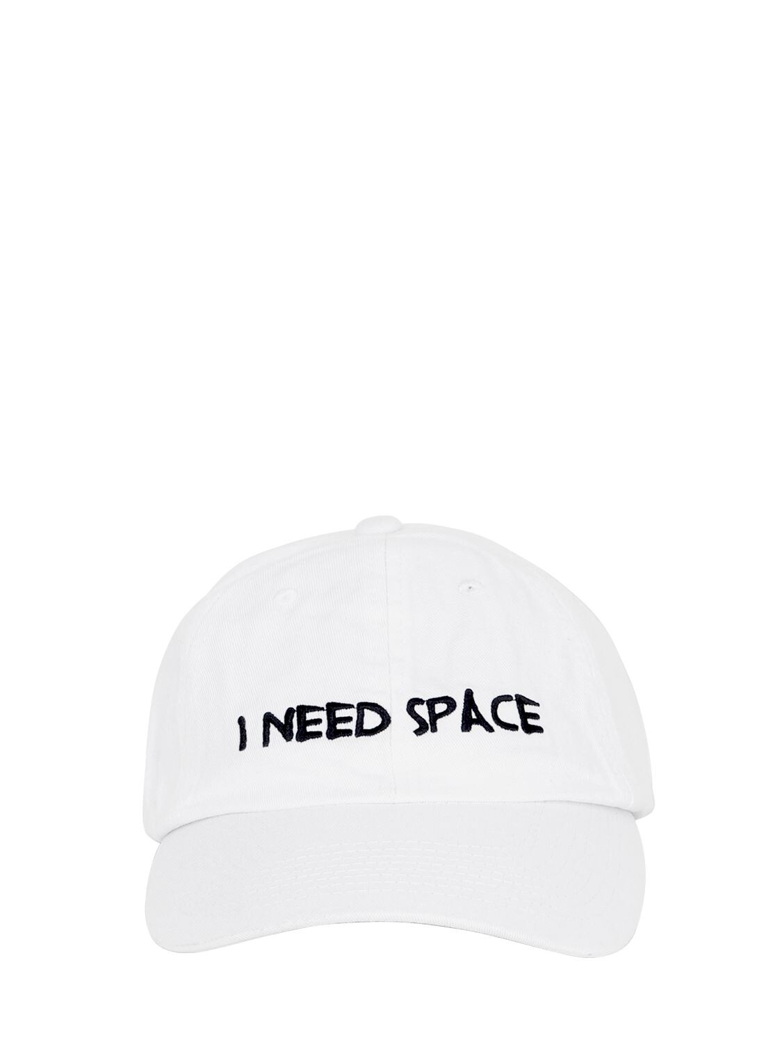 Nasaseasons I Need Space Embroidered Baseball Hat In White