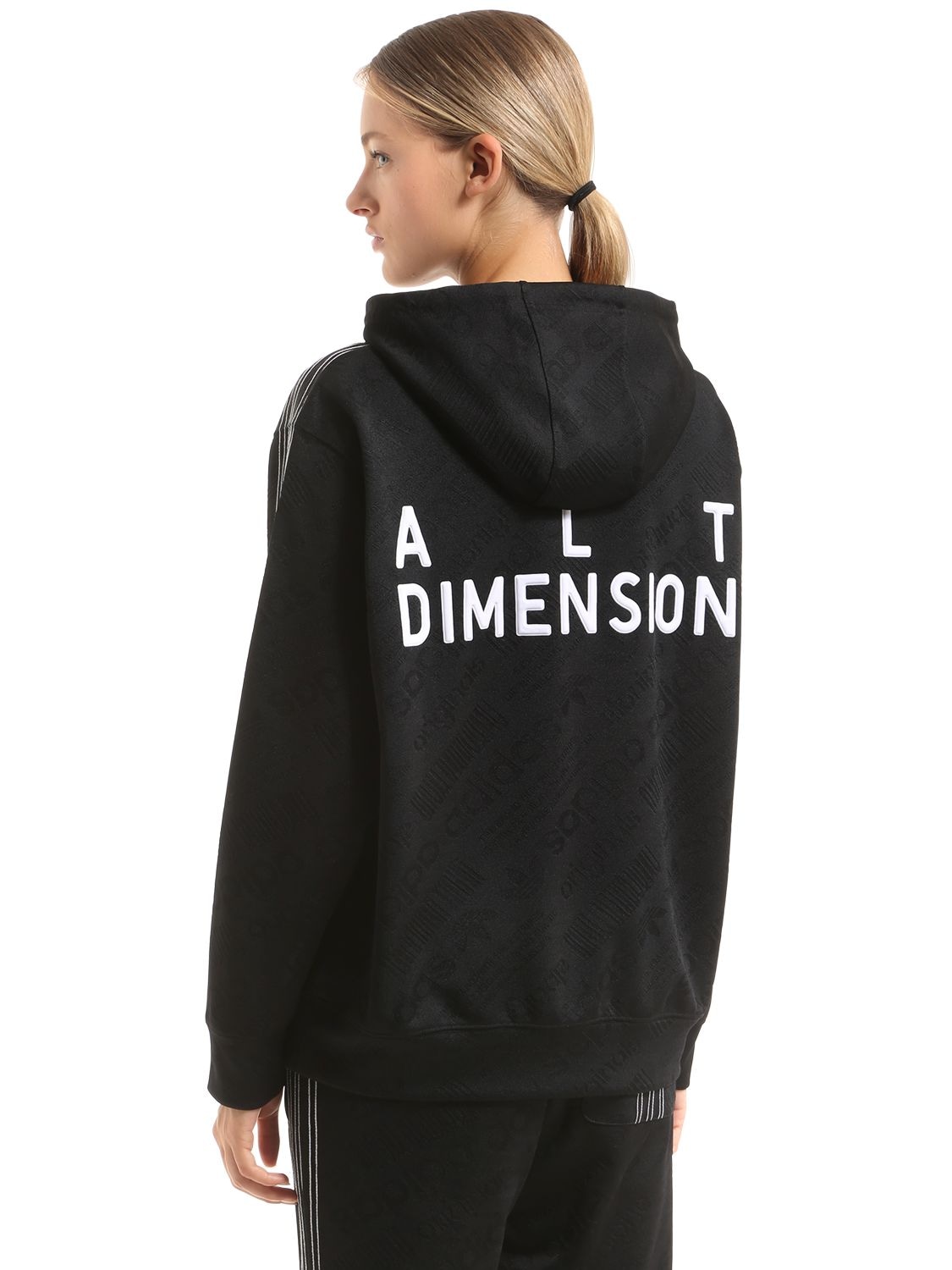 Originals By Alexander Wang Alt Dimension Techno Sweatshirt In Black | ModeSens