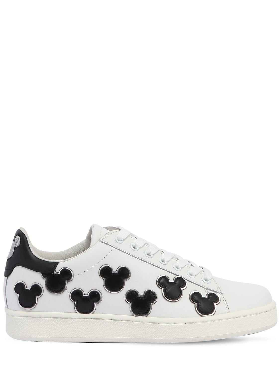 MOA MASTER OF ARTS MICKEY MOUSE LEATHER SNEAKERS,66IVIE001-V0HJVEU1