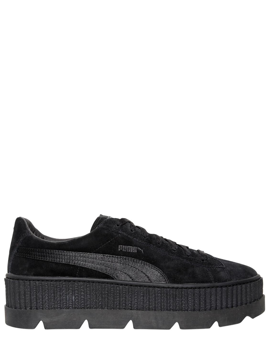 FENTY X PUMA 40MM CLEATED CREEPER SUEDE SNEAKERS,66IVXS001-MDQ1