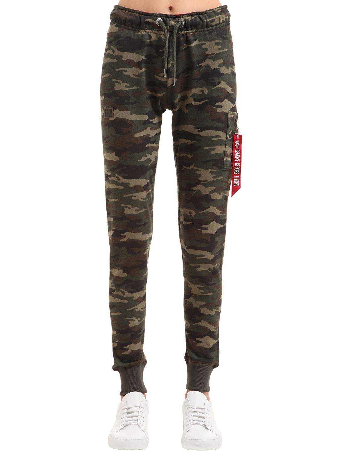 Alpha Industries Camouflage Sweatpants W/ Pocket