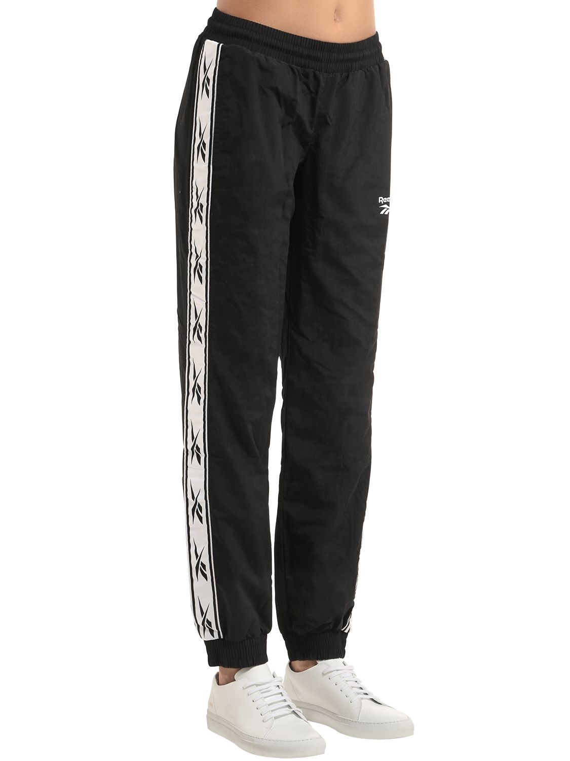 reebok slim fit track pants