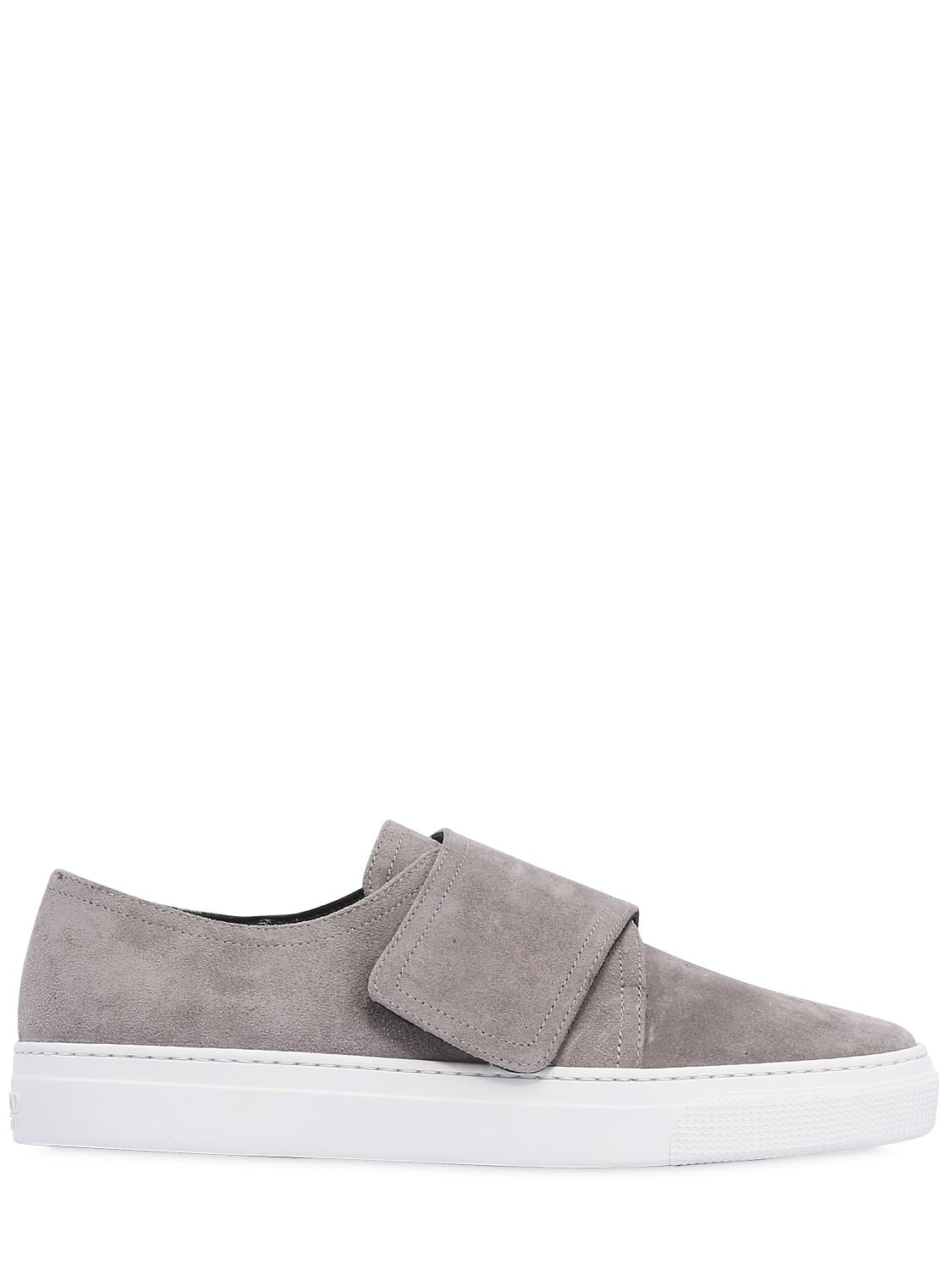 Zcd Montreal 20mm Senna Suede Sneakers In Grey