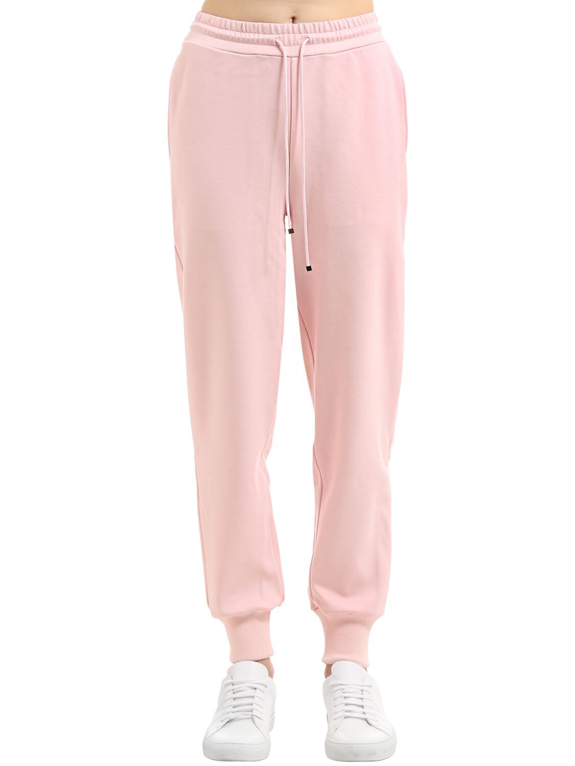 Angel Chen Loose Jersey Sweatpants In Pink