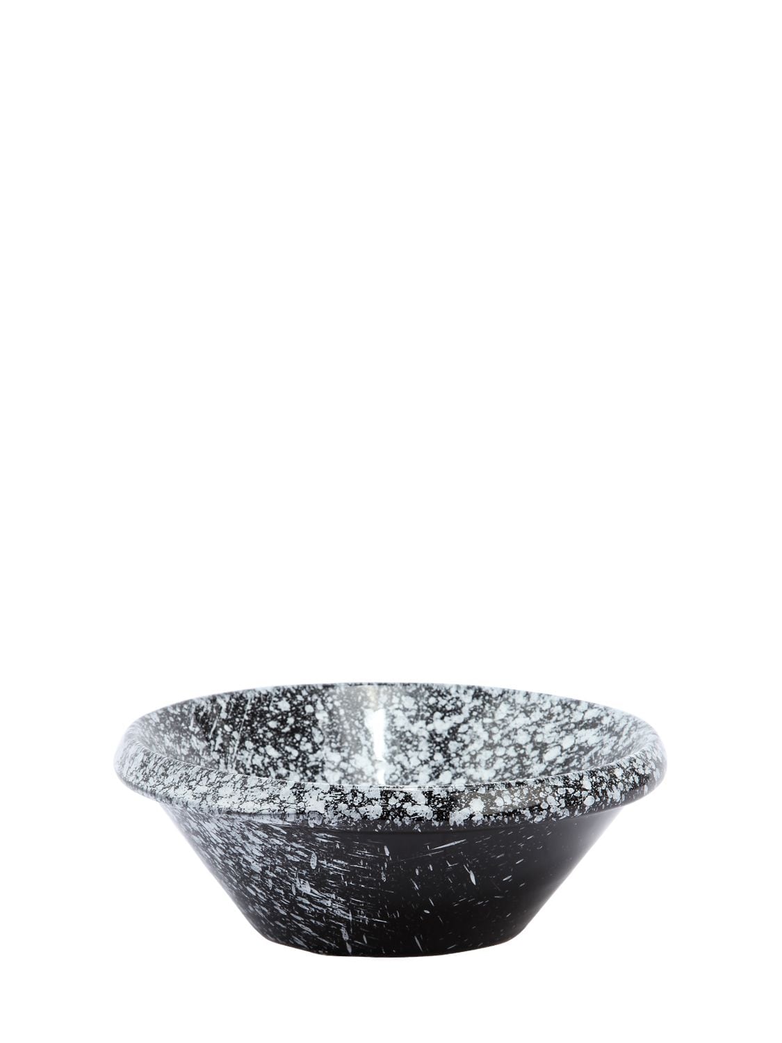 Alla Carta Handmade Medium Terracotta Bowl In Black/white