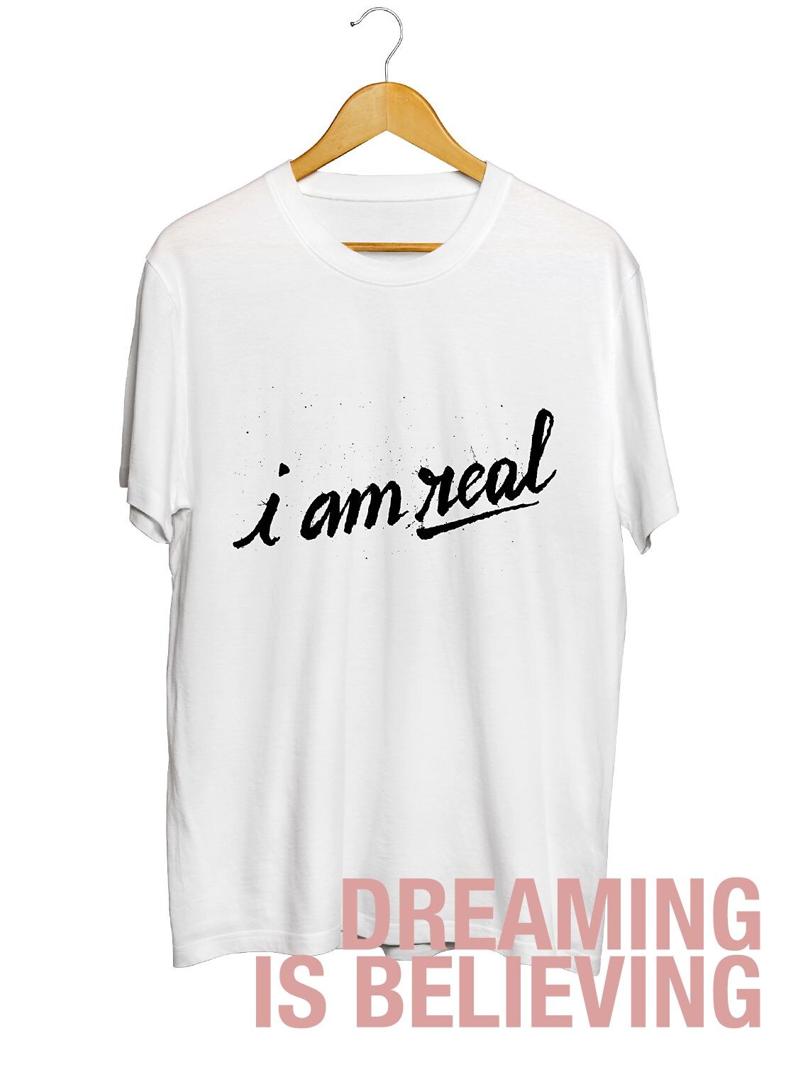 Dsection I Am Real Printed Cotton Jersey T-shirt In White