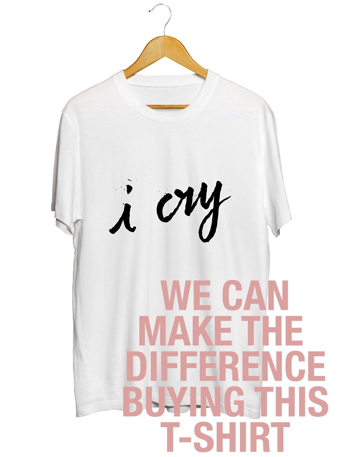 Dsection I Cry Printed Cotton Jersey T-shirt In White