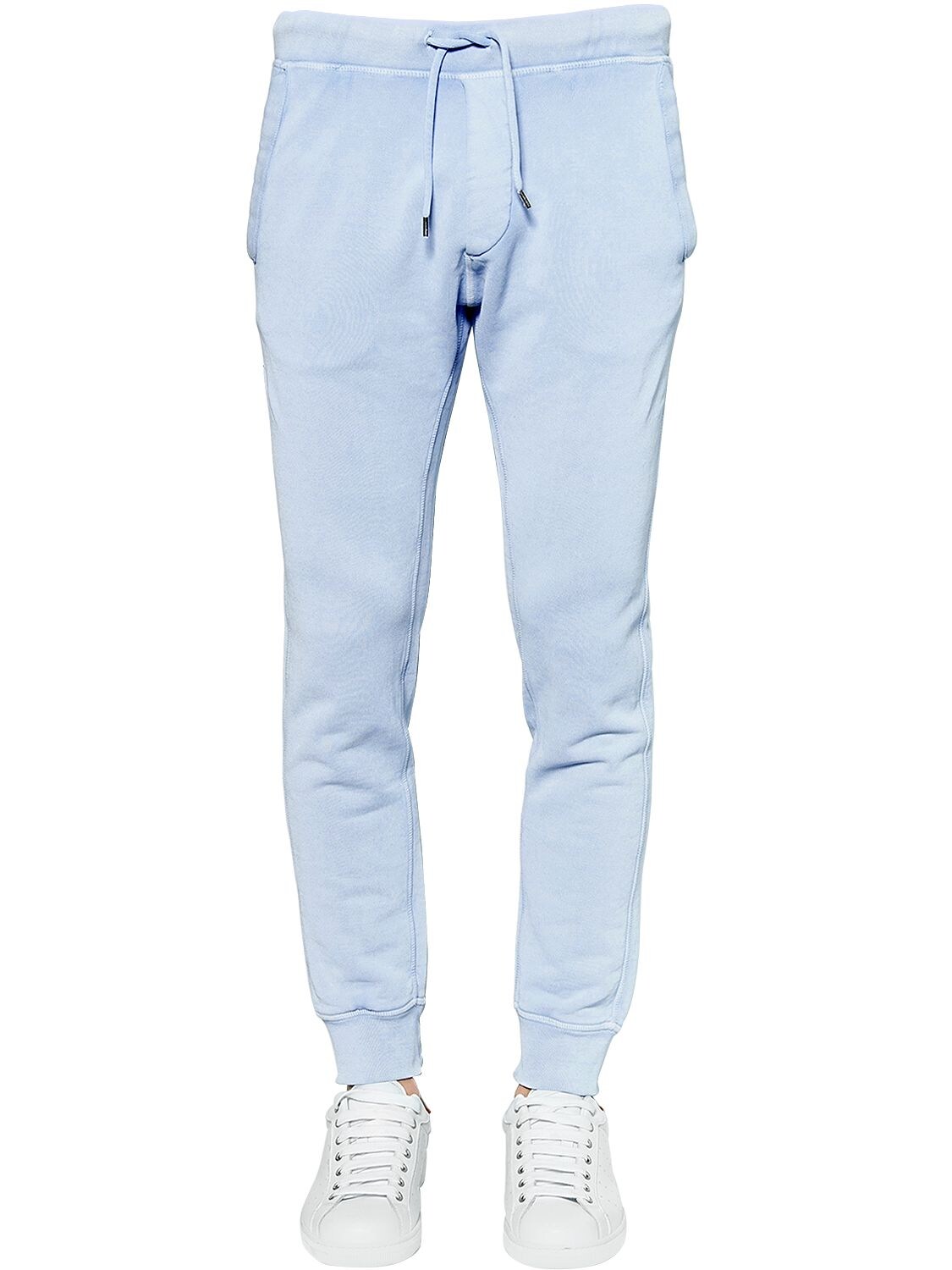 light blue sweatpants