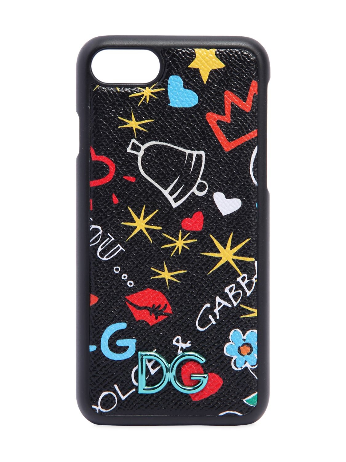GRAFFITI PRINTED LEATHER IPHONE 7 COVER