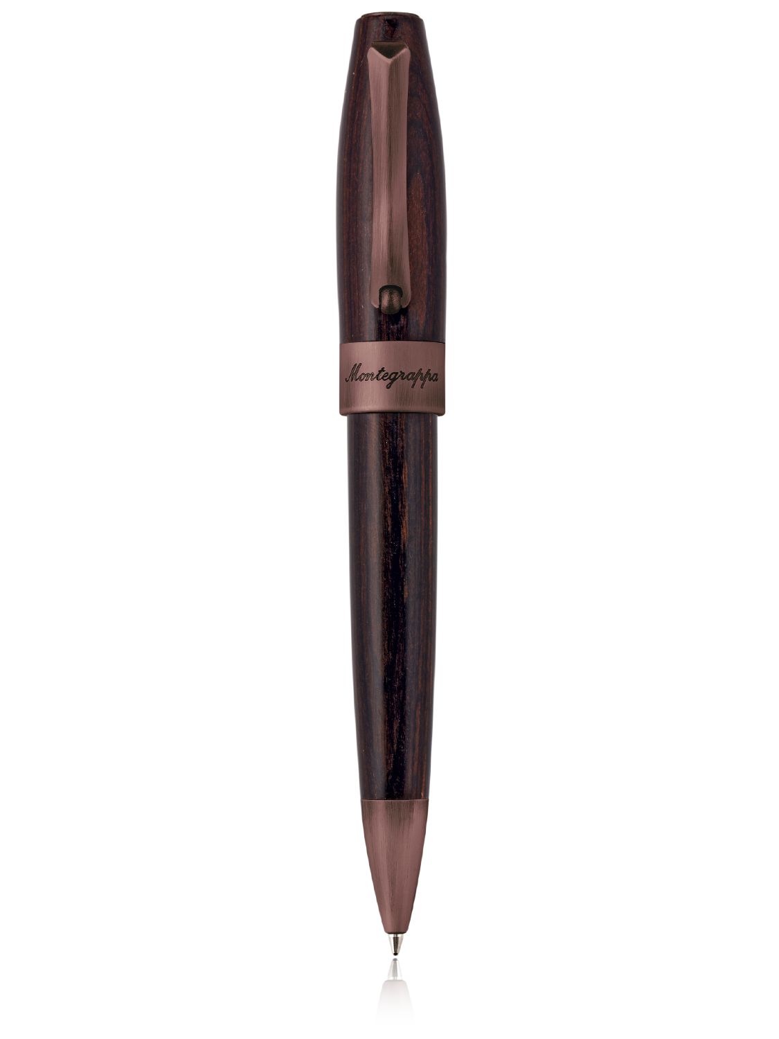 MONTEGRAPPA HEARTWOOD TEAK WOOD BALLPOINT PEN