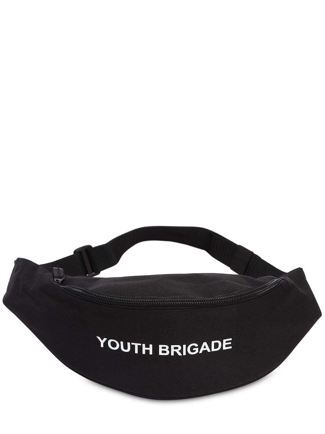 Andrea Crews Youth Brigade Nylon Belt Pack In Black