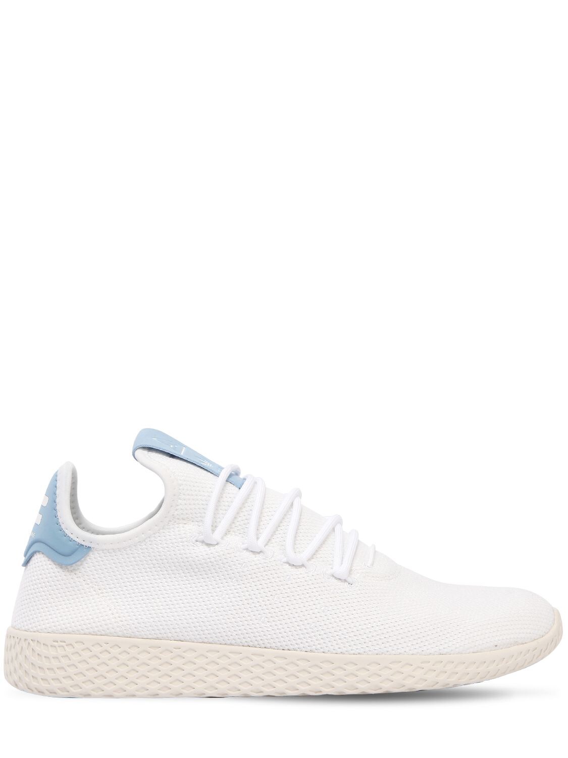 Adidas Originals By Pharrell Williams Pw Hu Primeknit Sneakers In White