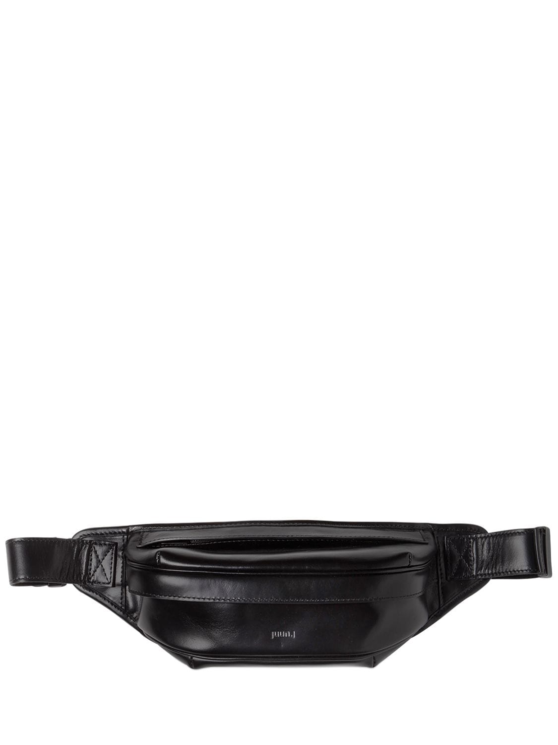 Juunj Leather Belt Pack In Black
